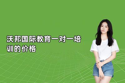 沃邦国际教育一对一培训的价格